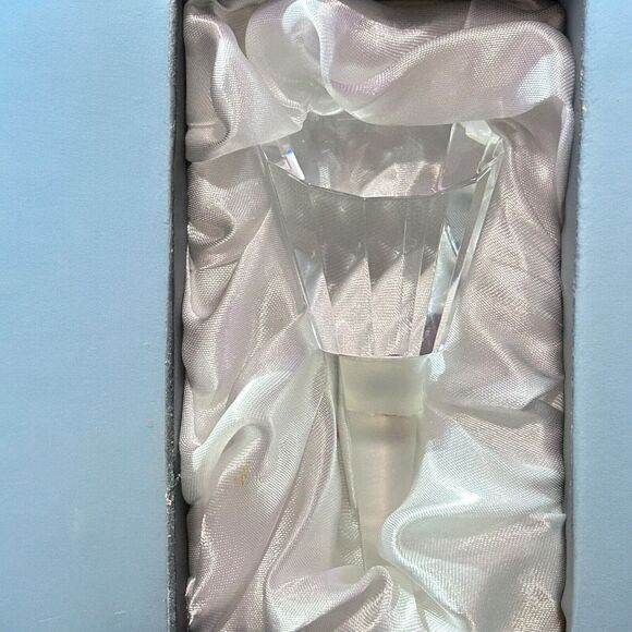 Vintage Estate Designer Oleg Cassini Crystal Bottle Stopper Faceted Cut Collect - Picture 14 of 14